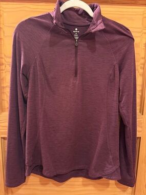 Apana Women's Half-Zip Pullover - Plum